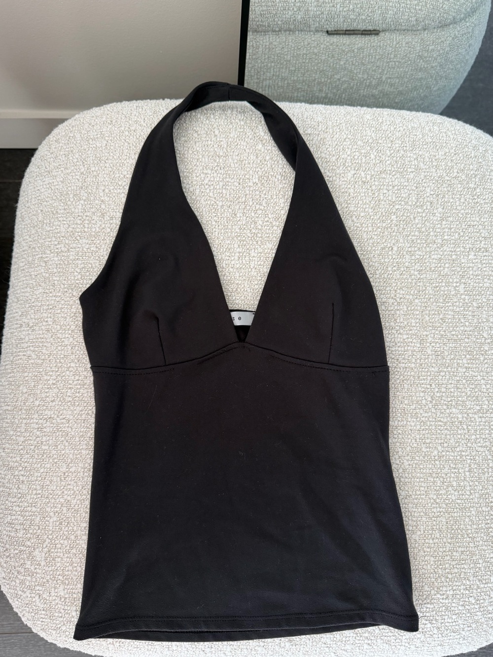 Black Halter Top